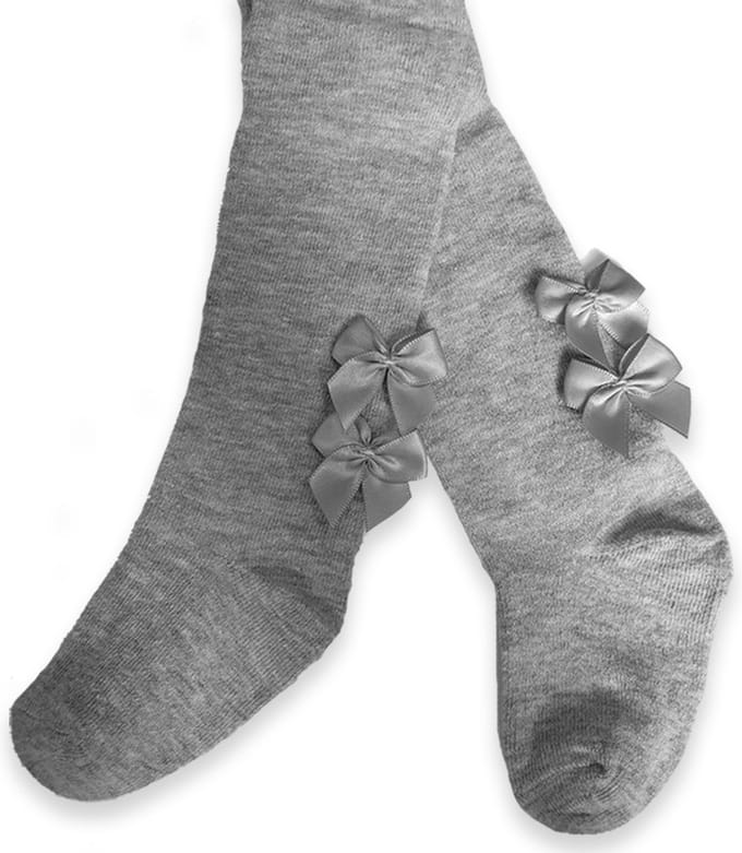 iN ControL baby maillot - Satijnen Strikjes - LIGHT GREY - 62/68