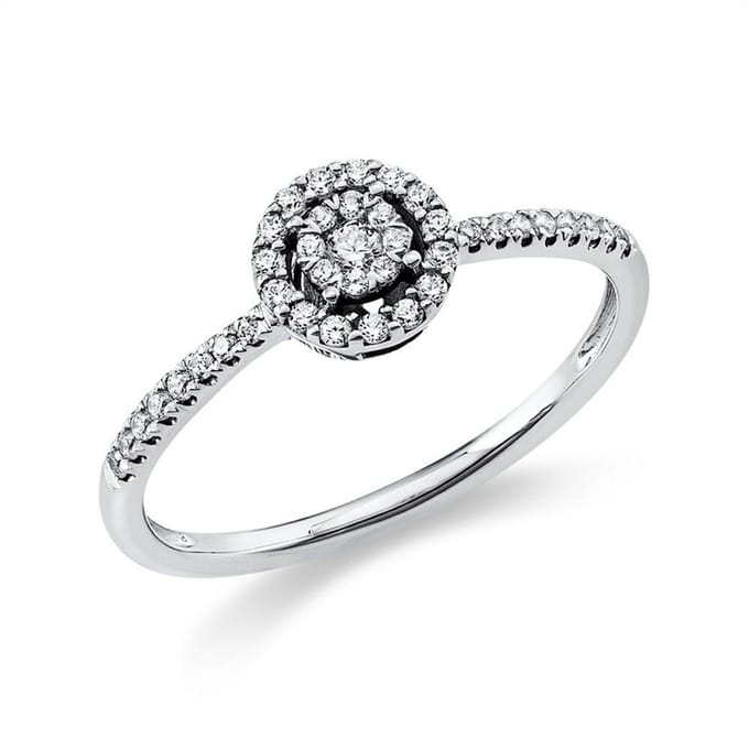 Luna Creation - 1Q217W456-2 - Ring - Dames - 585WG - Ringmaat 56