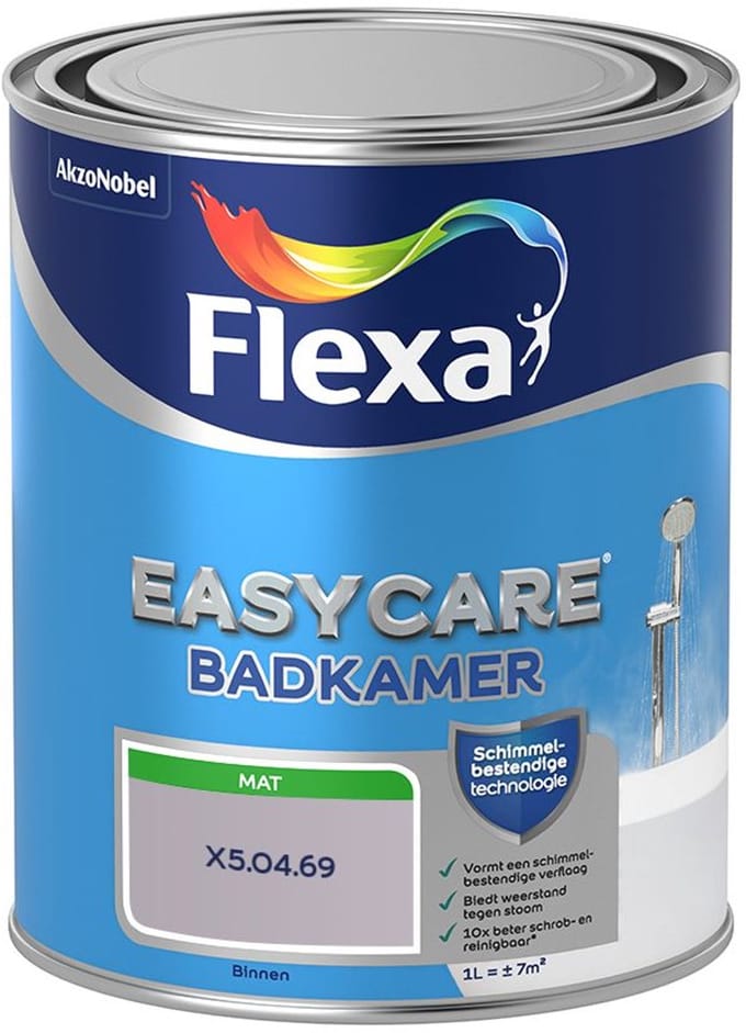 Flexa - Easycare Badkamer - X5.04.69 - Mengverf - 1 L