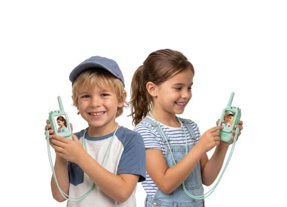 Beeld walkie talkie kids USB Science tot 500 meter