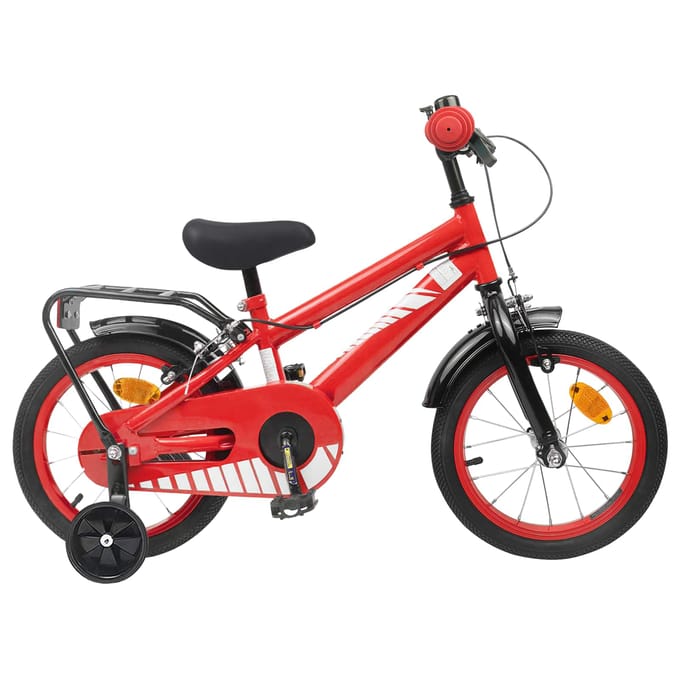 vidaXL - Kinderfiets - 16 - Inch - voor - 4-6 - jaar - oud - Rood