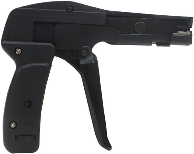 Kabelbindertang - Kabelbinder Knipper - Snel Bevestigen - Arbeidsbesparend Ontwerp - 288.5 Gram - Zwart