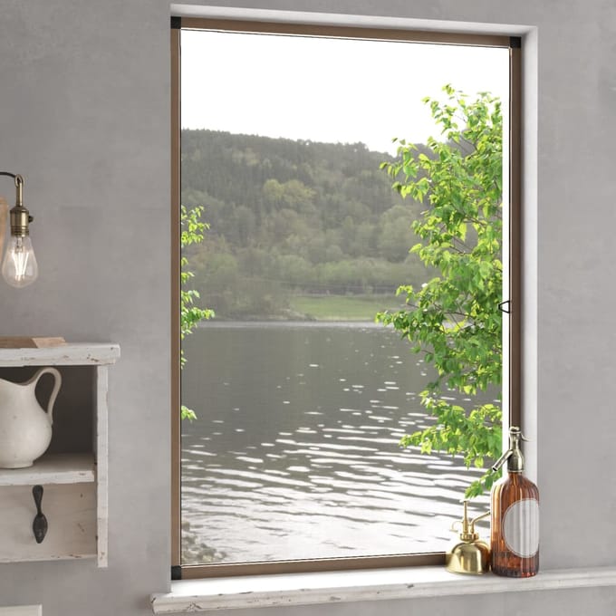 vidaXL - Raamhor - 90x120 - cm - bruin