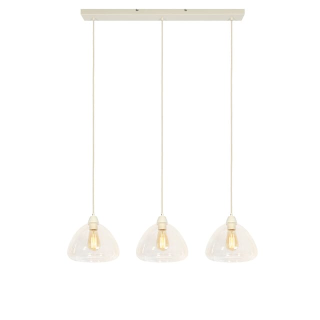 Light & Living - Hanglamp BISHO - 94x26x19cm - Wit
