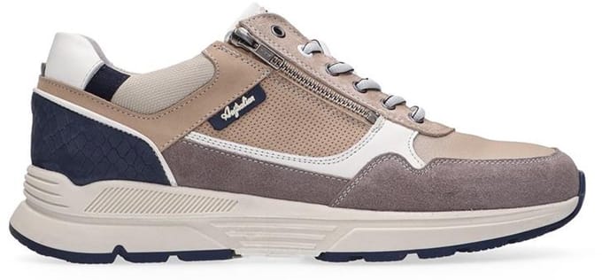 Australian Sneaker Connery Wijdte H 15.1682.06-L68 Taupe Beige Combi