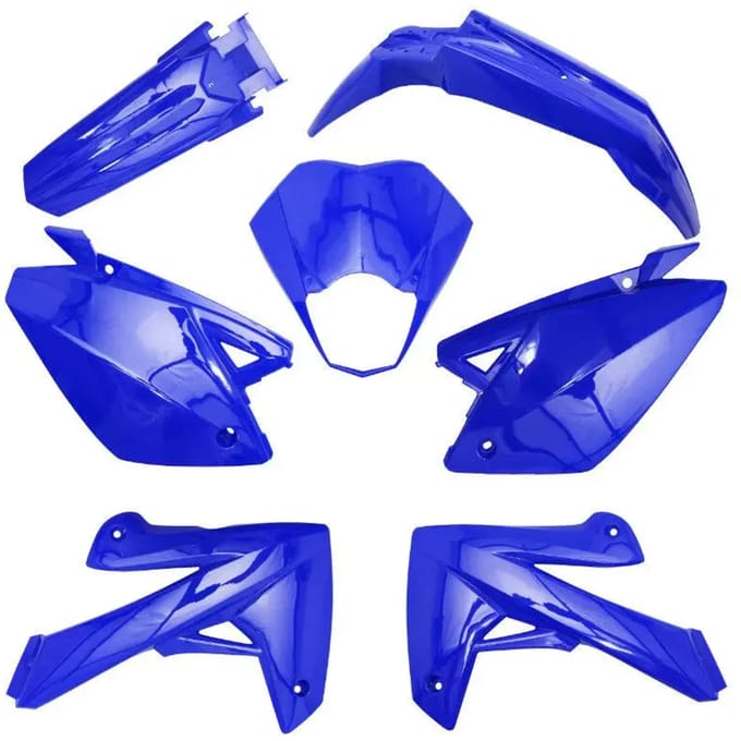 Set van 7 kuipdelen P2R Rieju 50 Mrt 2009, Mrt Enduro 2009, Mrt Pro 2009, Mrt Sm 2009