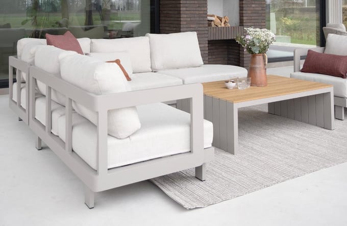 Hoek loungeset Tulum | 5-delig | Camel