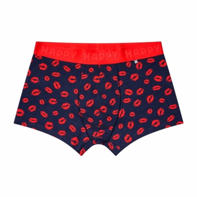 Happy Socks - 1-Pack Kisses Short Boxer - Heren - Ondergoed
