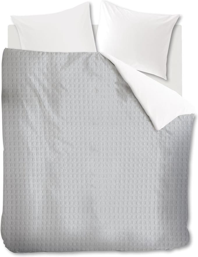 Beddinghouse Living dekbedovertrek - Eenpersoons - 140x200/220 - Grijs