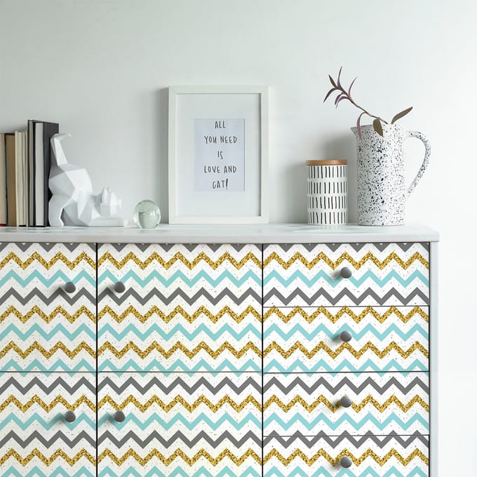 Rohbert Scandinavische meubelsticker, 40 x 60 cm