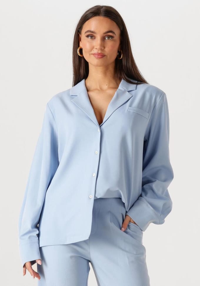 Studio Amaya Noomi Blazers Dames - Lichtblauw - Maat S