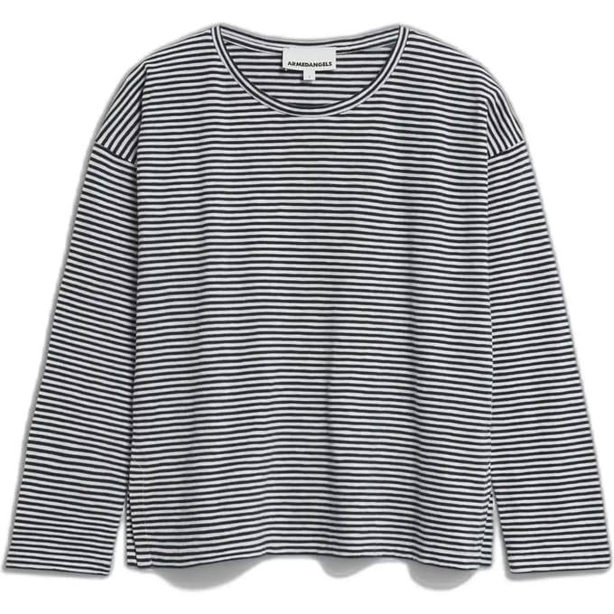 Gestreept dames-T-shirt met lange mouwen ARMEDANGELS Xianaa Lovely