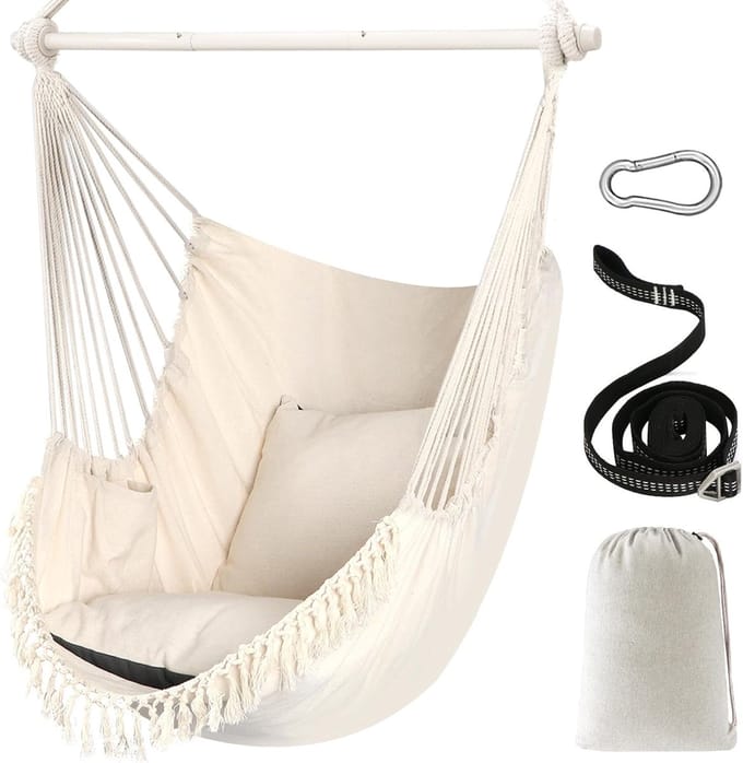 Hangstoel Buiten - Schommelstoel - Hangstoel - relaxset