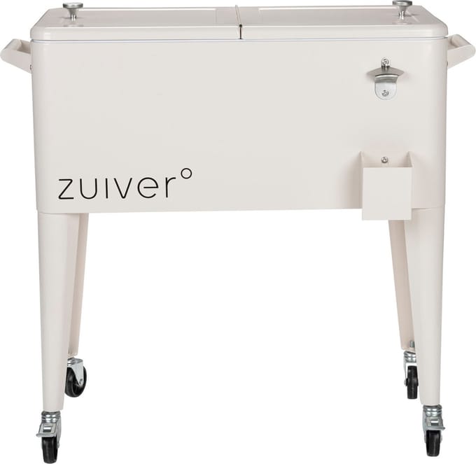 Zuiver Cooler Be Cool Koelbox/ Koelwagen Tuin Crème