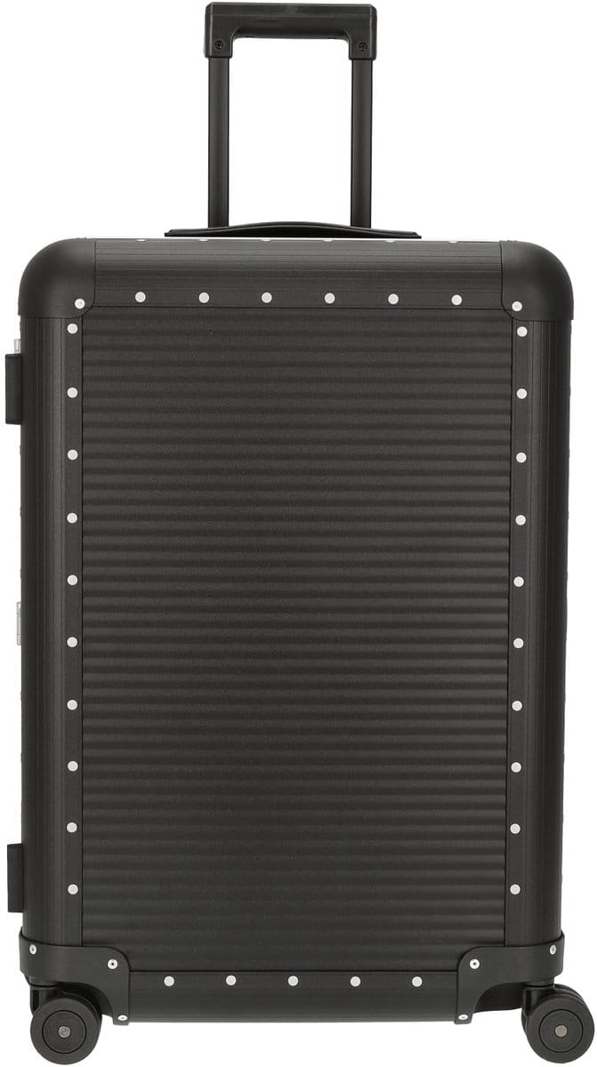 FPM Milano Bank aluminum Spinner 68 - 4-wiel trolley 66 cm (caviar black)