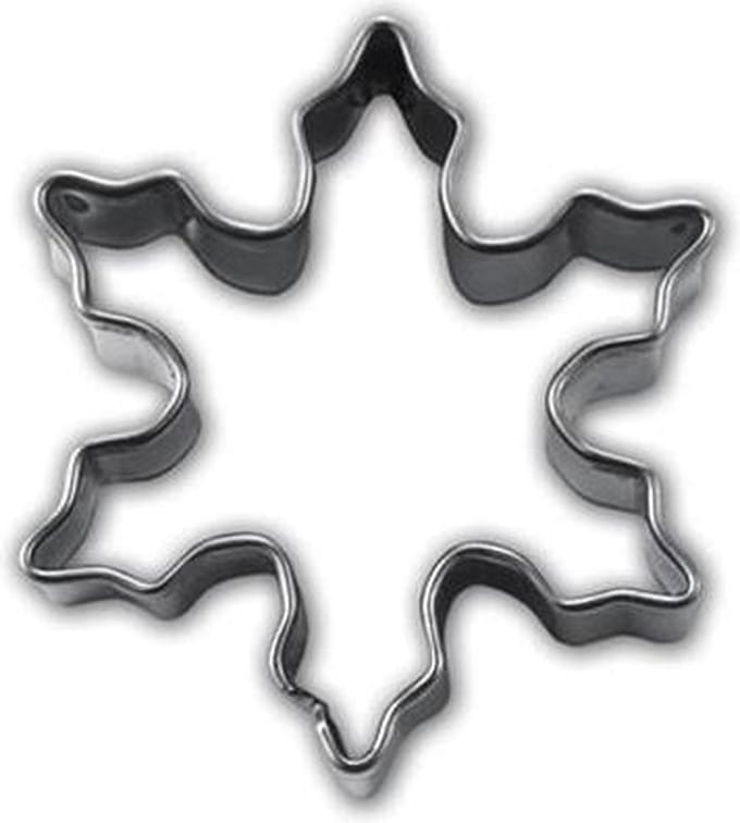 Städter Uitsteker RVS - sneeuwvlok / ijskristal - 4cm