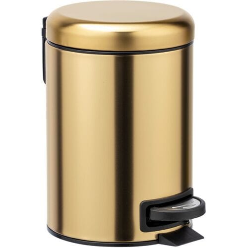Wenko Afvalemmer Leman 3l Rvs Goud Mat 17x25x22,5cm