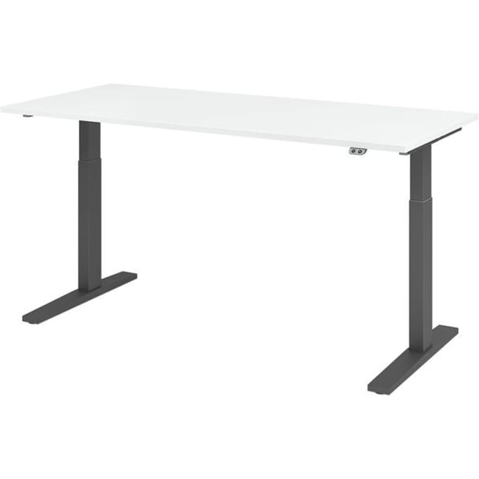 XMKA 19 G | Bureau - Wit 180 x 80 Tafelhoogte I Elektrisch in hoogte verstelbaar