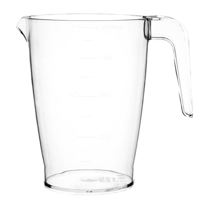 Olympia Kristallon Stapelbare Polycarbonaat Kan 1l - Olympia FB890