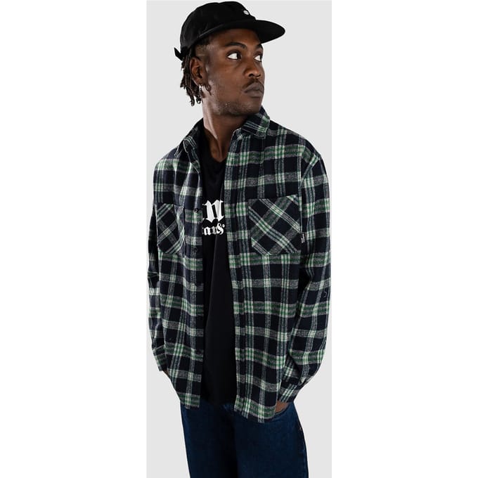 Blue Tomato Flannel Over Shirt groen