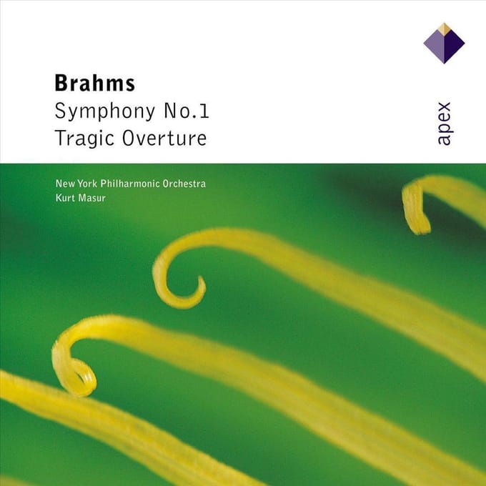 Brahms: Symphony no 1, Tragic Overture / Masur, NYPO