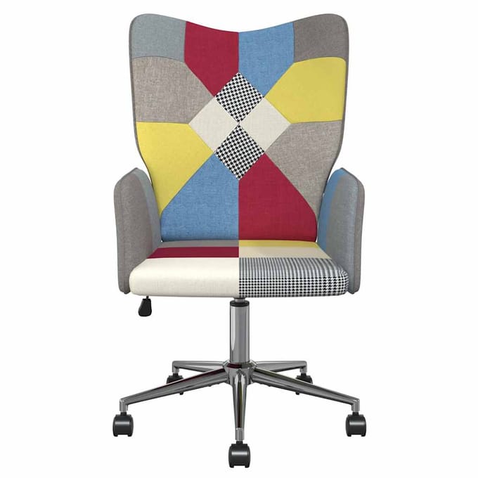 vidaXL - Relaxstoel - patchwork - stof