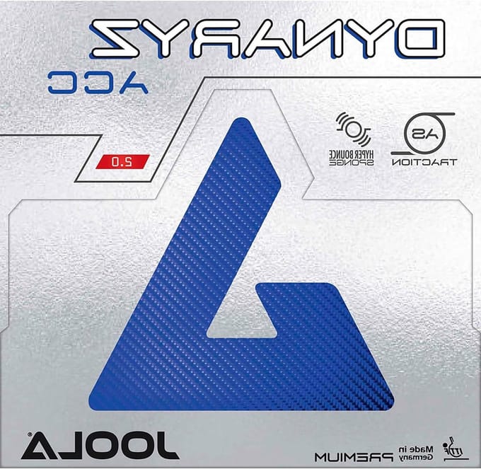 JOOLA Tafeltennisbedekking Dynaryz Acc (zwart 2,0)