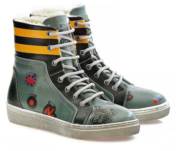 GOBY Rebel Beat Laarzen – Handmade – Vegan Leer – Dames – Maat 41