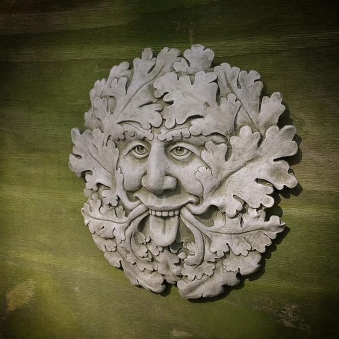 Betonnen tuinbeeld - Greenman X-large