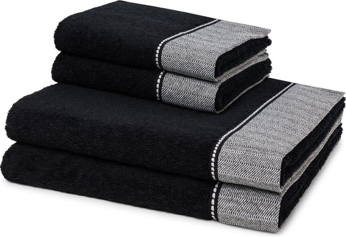 Möve Sonstiges 2 X handdoek 2 X douchehanddoek - in set Brooklyn