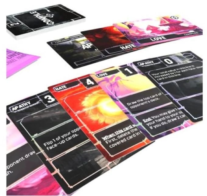 Asmodee kaartspel uitbreiding Compile Aux 1 met nieuwe protocollen.