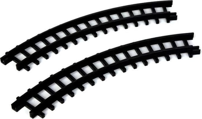 Lemax - Curved Track For Christmas Express - Set Of 2 - Kersthuisjes & Kerstdorpen