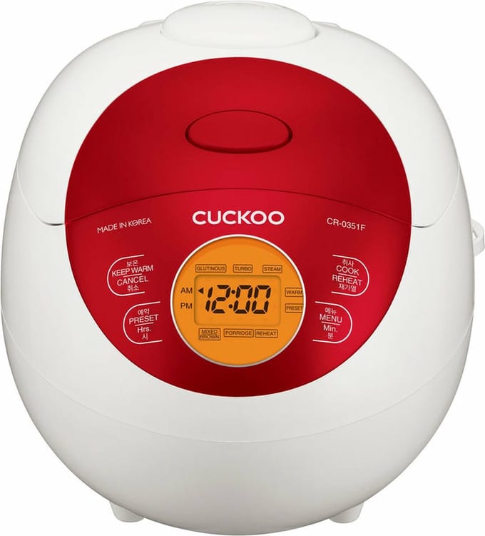 Cuckoo Reiskocher 0.54l CR-0351F 3D-Hitzesystem W