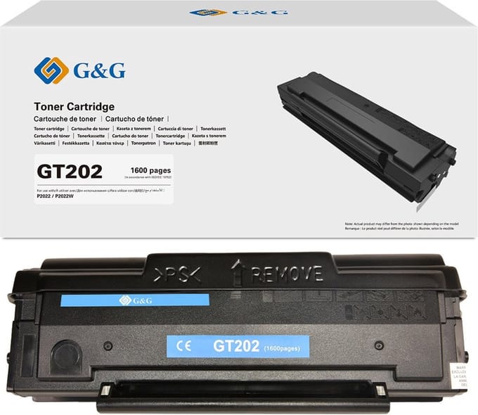G&G GT202 toner - zwart – origineel