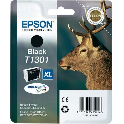 Epson Inktcartridge T130 (C13T130140) Zwart Hoge capaciteit