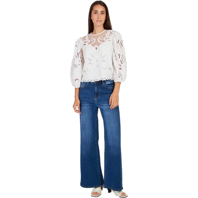 Damesblouse met kant Derhy Bali
