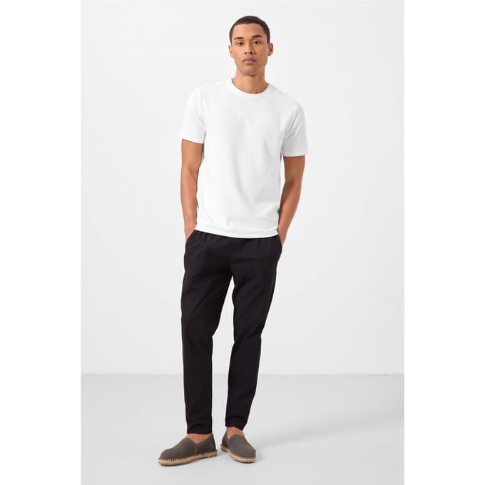 Heren rechte gabardine chino broeken