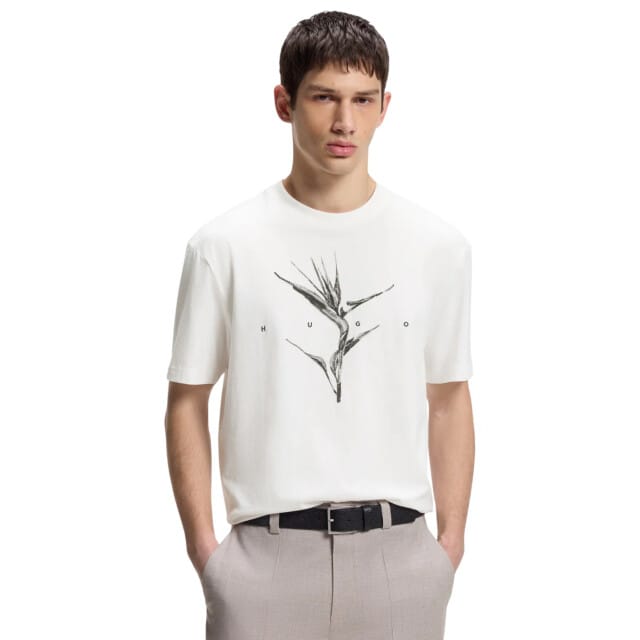 relaxed fit T-shirt van puur katoen model 'DARISE'