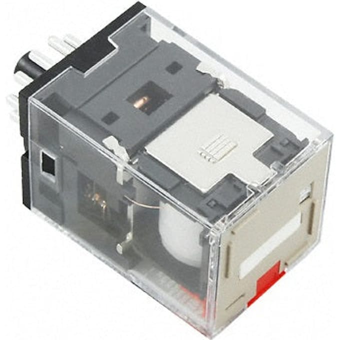 Omron MKS 3PDT 10A Plug-in Relais Met LED En Testknop - MKSN8562A