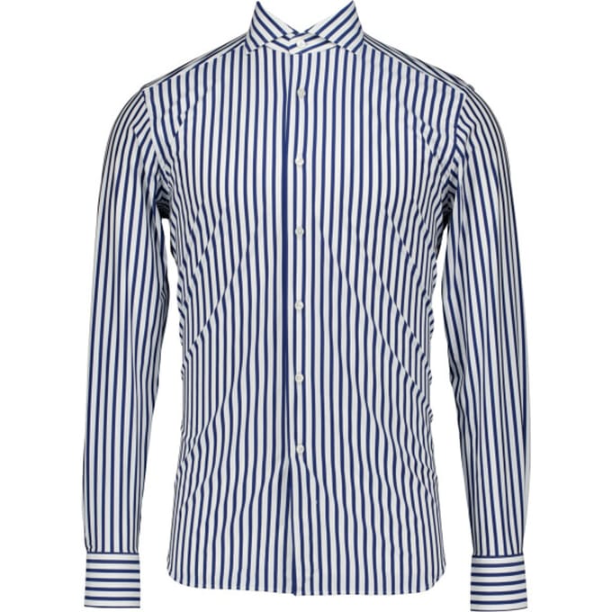 Xacus Active Lange Mouw Overhemden Donkerblauw Act520ml/21606