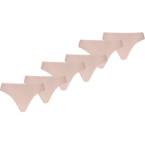 Puma - Dames - Strings - Invisible Cotton - 6-pack - Light Pink - Maat L
