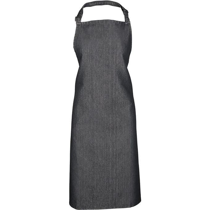 Premier Dames/Dames Kleuren Bipschort Met Zak / Werkkleding (Zwarte denim)