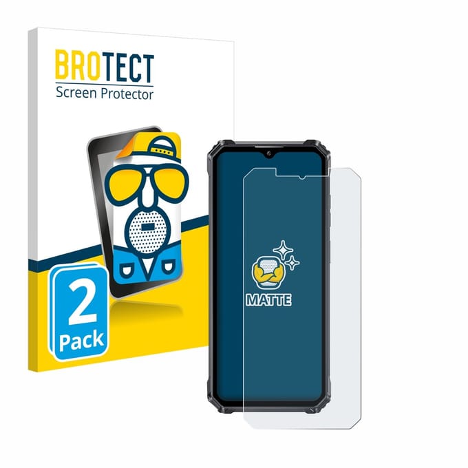 BROTECT - Screenprotector voor Oukitel WP28 / WP28E - Folie Beschermfolie matte 2 Stuks