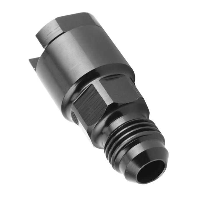 Snelsluiting EFI Fitting Druk op Rechte Adapter 6AN Mannelijk naar 5/16 inch voor