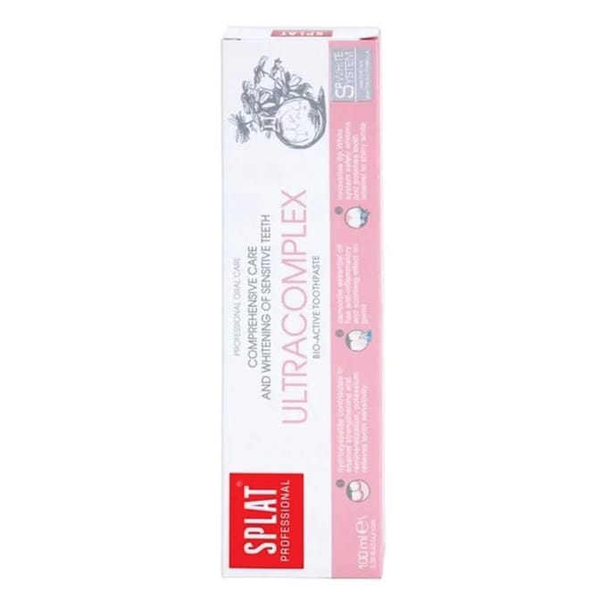 Tandpasta SPLAT Ultracomplex witmakend en beschermend zonder fluoride 100 ml