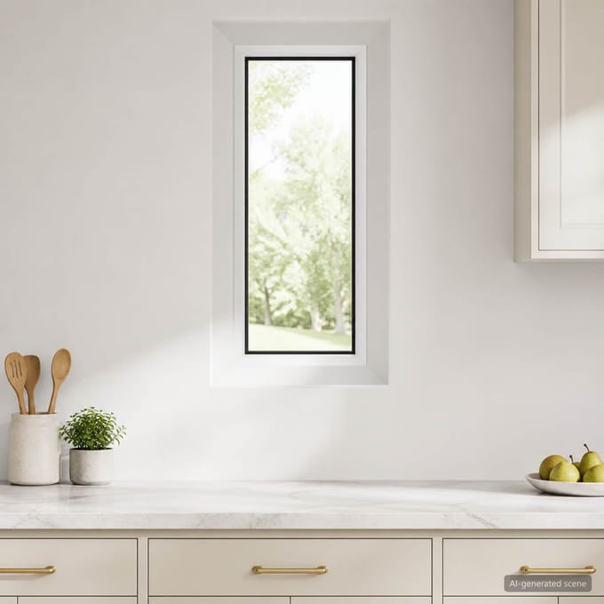 vidaXL - Kelderraam - Interne - Kleur - Wit - RISOR - 30 - x - 60 - cm