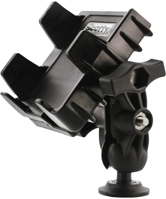 Scotty Phone Holder (Incl. Post/Track & Rail Mounts) - Telefoon Statief
