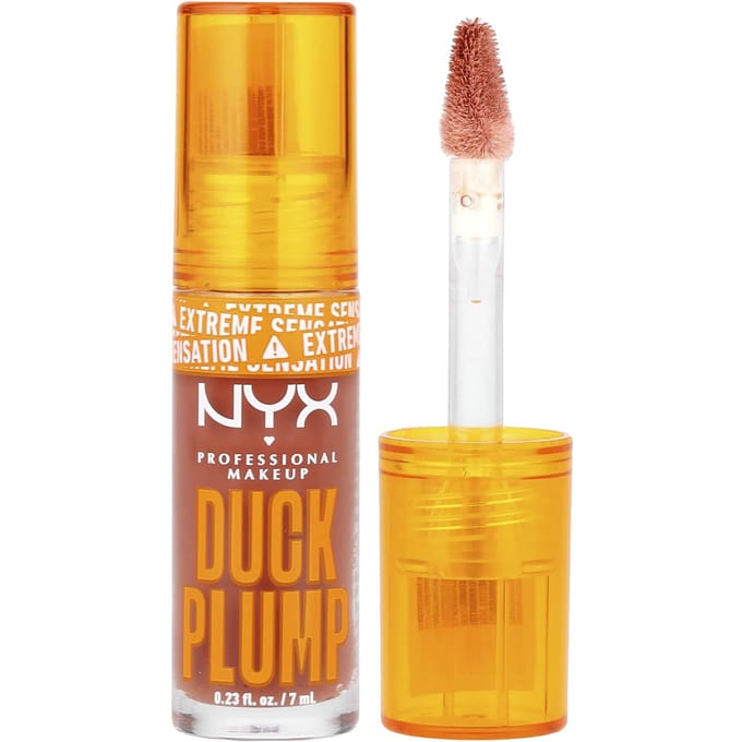 Nyx Professional Makeup Duck Plump - Brown- Of Applause - Plumping lipgloss - Bruin - 6,8ml