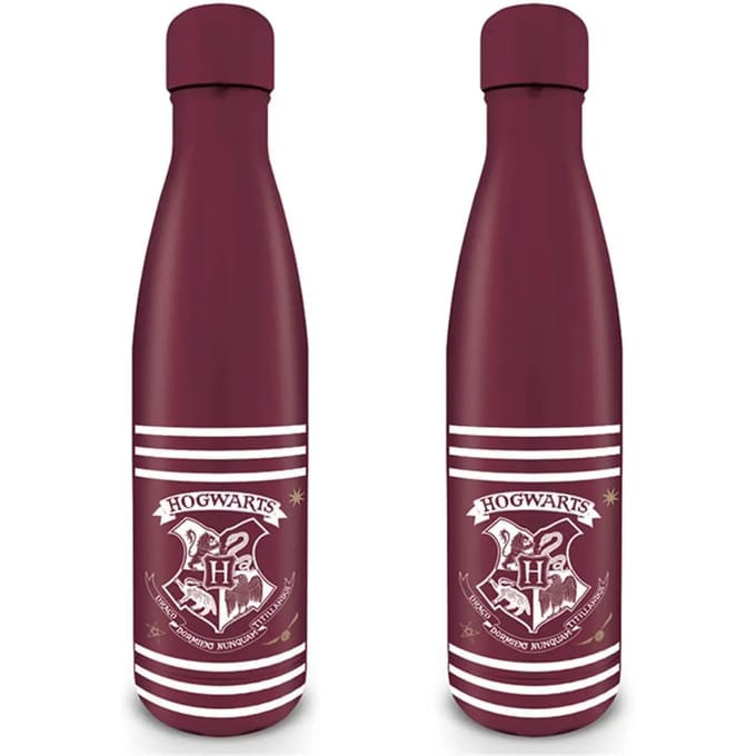 Aluminium Drinkfles Pyramid Harry Potter Logo Poudlard