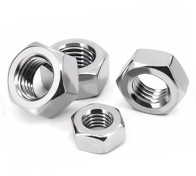 25 Stuks M4 Moeren RVS A2 V2A - Duurzame Hex Moeren voor Diverse Toepassingen